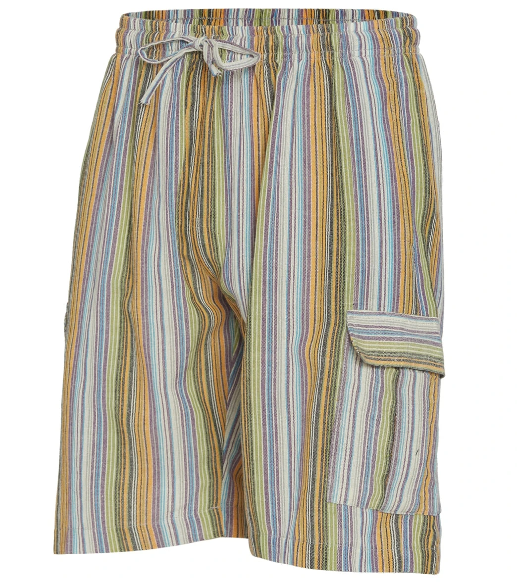 Yak & Yeti Men's Striped Shorts With Pockets 8 Yak & Yeti Men's Striped Shorts With Pockets - Image 6