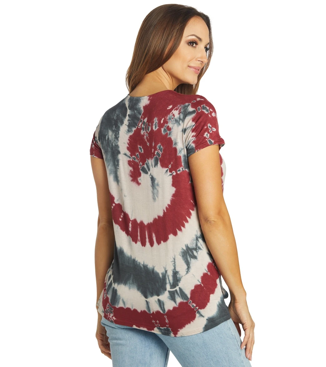 Yak & Yeti Spiral Tie Dye Loose Fit Tee 11 Yak & Yeti Spiral Tie Dye Loose Fit Tee - Image 9