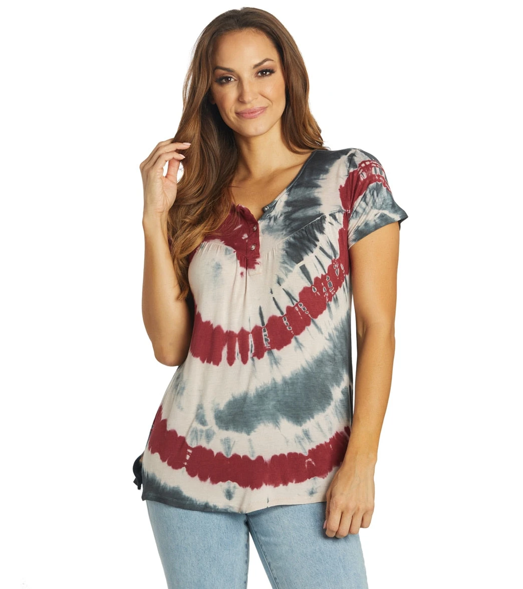 Yak & Yeti Spiral Tie Dye Loose Fit Tee 14 Yak & Yeti Spiral Tie Dye Loose Fit Tee - Image 12