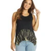 Yak & Yeti Casual Tie Dye Tank 2 Yak & Yeti Casual Tie Dye Tank -Everyday Yoga 6823872004139 black 1a