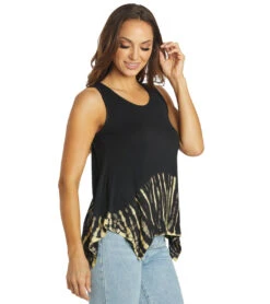 Yak & Yeti Casual Tie Dye Tank Black