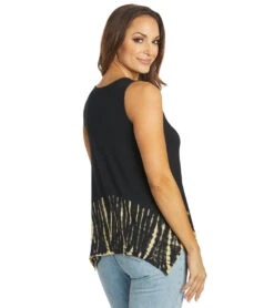 Yak & Yeti Casual Tie Dye Tank 16 Yak & Yeti Casual Tie Dye Tank -Everyday Yoga 6823872004139 black 3a 1