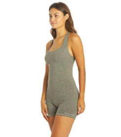 Spiritual Gangster Flaunt Bodysuit Tech Heather Heather Grey -Everyday Yoga 6826523754539 heathergrey 5a