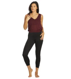 Free People Don't Get It Twisted Tank Cherry Mocha -Everyday Yoga 6846724440107 cherrymocha 4a