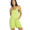 Free People Hot Shot Romper -Everyday Yoga 6846724866091 limelight 1a