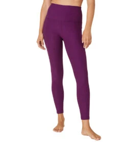 Beyond Yoga Spacedye Out Of Pocket High Waisted 7/8 Yoga Leggings Aubergine/Beet -Everyday Yoga 6851971547179 auberginebeet