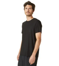 Beyond Yoga Always Beyond Crew Tee Darkest Night