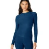 Beyond Yoga Featherweight Inner Circle Pullover 2 Beyond Yoga Featherweight Inner Circle Pullover -Everyday Yoga 6852273799211 celestialblueheather 1a