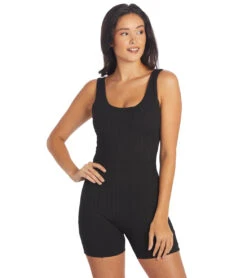 Year Of Ours The Johanna Rib Onesie Black -Everyday Yoga 6855334690859 black