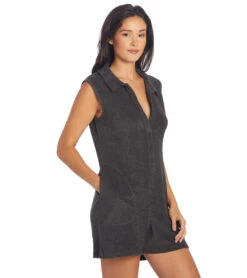 Year Of Ours Weekend Terry Romper Black