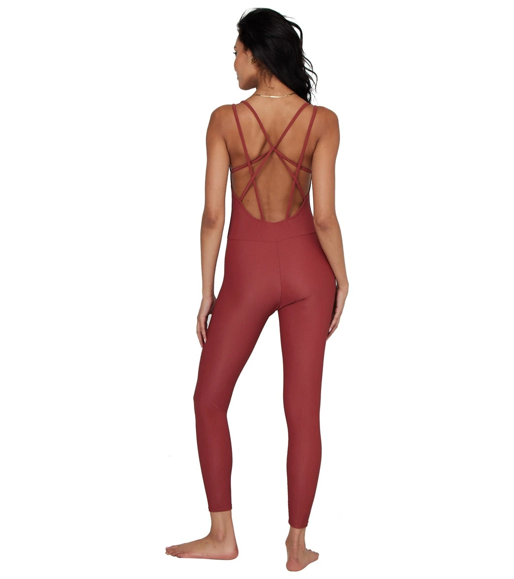 Onzie Warrior Leotard Warm Pinecone Core Rib 4 Onzie Warrior Leotard Warm Pinecone Core Rib - Image 2