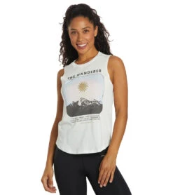 Spiritual Gangster The Wanderer Muscle Tank Stone -Everyday Yoga 6928717840427 stone