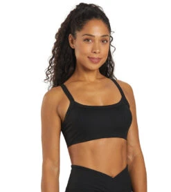 Year Of Ours Ribbed Bralette 2.0 Black