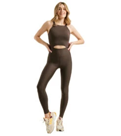 Year Of Ours Recycled Cut Out Onesie Dark Oak 9 Year Of Ours Recycled Cut Out Onesie Dark Oak -Everyday Yoga 6932382908459 darkoak