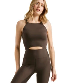 Year Of Ours Recycled Cut Out Onesie Dark Oak 8 Year Of Ours Recycled Cut Out Onesie Dark Oak -Everyday Yoga 6932382908459 darkoak 4a