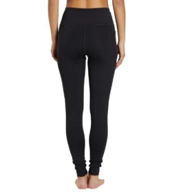 Girlfriend Collective Full Length High Rise Pocket Legging 28.5" Black -Everyday Yoga 6939611463723 black 3a