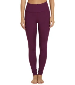 Girlfriend Collective 7/8 Length High Rise Pocket Leggings -Everyday Yoga 6939612545067 plum