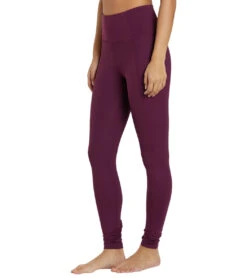 Girlfriend Collective 7/8 Length High Rise Pocket Leggings -Everyday Yoga 6939612545067 plum 5a