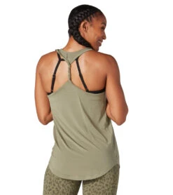 Tavi Twisted Racerback Tank Light Olive