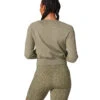 Tavi Classic Cropped Cardigan Light Olive -Everyday Yoga 7029826945067 lightolive 2a