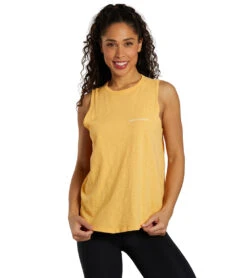 Spiritual Gangster Double Twist Tank Apricot -Everyday Yoga 7032678613035 apricot
