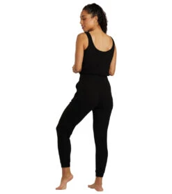 Spiritual Gangster Ballet Rib Jumpsuit -Everyday Yoga 7032681037867 black 3a
