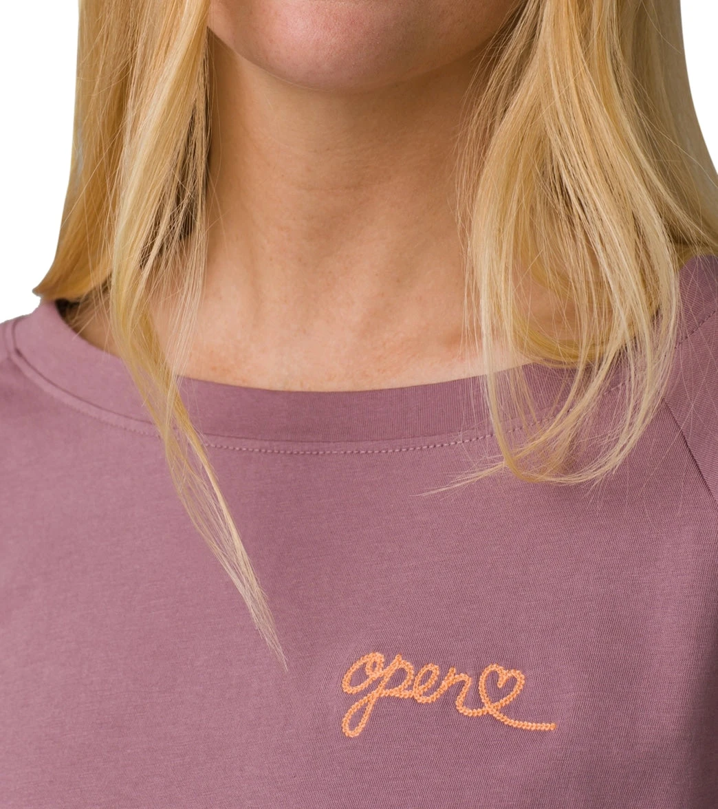 PrAna Organic Graphic Long Sleeve Soft Musk Open Heart 4 PrAna Organic Graphic Long Sleeve Soft Musk Open Heart - Image 2