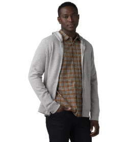 PrAna Cardiff Fleece Full Zip -Everyday Yoga 7044011425835 heathergrey