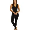 Year Of Ours Body V-Neck Jumpsuit -Everyday Yoga 7059528384555 black 1a