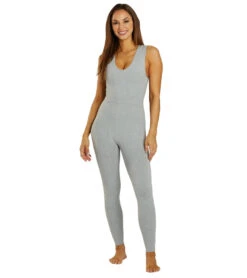 Year Of Ours Body V-Neck Jumpsuit 21 Year Of Ours Body V-Neck Jumpsuit -Everyday Yoga 7059528417323 heatheredgrey 1