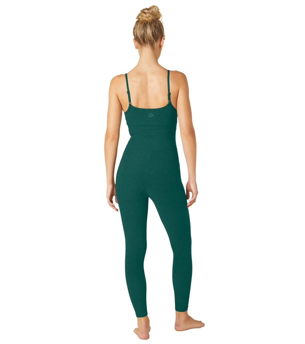 Beyond Yoga Spacedye Uplevel Midi Jumpsuit Lunar Teal Heather 4 Beyond Yoga Spacedye Uplevel Midi Jumpsuit Lunar Teal Heather - Image 2