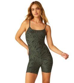Beyond Yoga SoftMark Keep Pace Biker Jumpsuit Wild Life -Everyday Yoga 7066542997547 wildlife