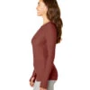Beyond Yoga Featherweight Spacedye Classic Crew Pullover Grape Rose Heather -Everyday Yoga 7067097661483 graperoseheather 2a