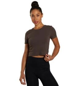 NUX Our Favorite Crop Top Calico -Everyday Yoga 7072155992107 calico