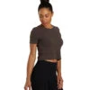 NUX Our Favorite Crop Top Calico -Everyday Yoga 7072155992107 calico 2a