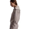 Varley Yates Half Zip Sweat Taupe Marl