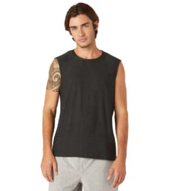 Beyond Yoga Featherweight Freeflo Muscle Tank Darkest Night -Everyday Yoga 7086799355947 darkestnight