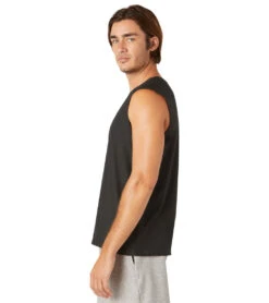 Beyond Yoga Featherweight Freeflo Muscle Tank Darkest Night -Everyday Yoga 7086799355947 darkestnight 4a