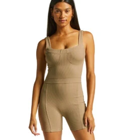 Year Of Ours Ribbed Anderson Onesie Caribou -Everyday Yoga 7087517794347 caribou