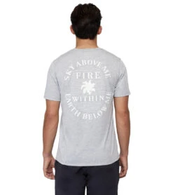 Spiritual Gangster Sky Above Namaste Dry S/S Tee -Everyday Yoga 7092964130859 heathergrey 3a 1