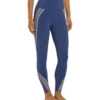 Spiritual Gangster Ada Dream Tech Eco Jersey High Waisted 7/8 Legging Indigo
