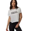Spiritual Gangster Crop Tee -Everyday Yoga 7092967637035 stone 1a