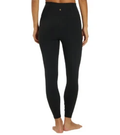 Spiritual Gangster Ada Laser Cut Dream Tech Eco Jersey 7/8 Legging -Everyday Yoga 7092967800875 black 3a
