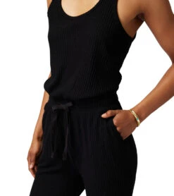 Spiritual Gangster Harmony Rib Jogger Jumpsuit Black -Everyday Yoga 7092968816683 black 5a 1