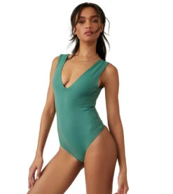 Free People Keep It Sleek Bodysuit Forest Road -Everyday Yoga 7093202485291 forestroad