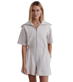 Varley Caldwell Playsuit 5 Ivory Marl 13 Varley Caldwell Playsuit 5 Ivory Marl -Everyday Yoga 7096494293035 ivorymarl 1