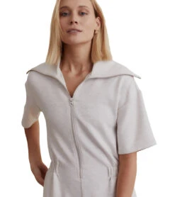 Varley Caldwell Playsuit 5 Ivory Marl 11 Varley Caldwell Playsuit 5 Ivory Marl -Everyday Yoga 7096494293035 ivorymarl 5a 1