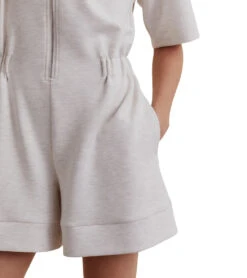 Varley Caldwell Playsuit 5 Ivory Marl 12 Varley Caldwell Playsuit 5 Ivory Marl -Everyday Yoga 7096494293035 ivorymarl 6a 1