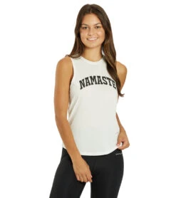 Spiritual Gangster Namaste Muscle Tank -Everyday Yoga 7096986501163 stone