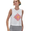 Spiritual Gangster Sunshine On My Mind Crop Tank -Everyday Yoga 7097084706859 stone 1a